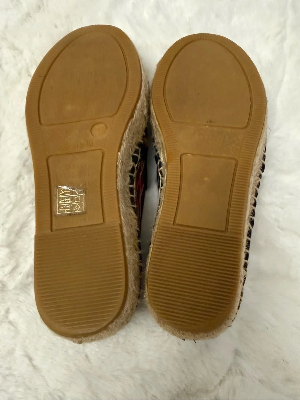 Johnny Was Embroidered Espadrille Slip On Flats Floral Boho Worn Once 37or 6.5